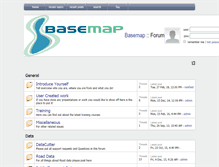 Tablet Screenshot of forum.basemap.co.uk